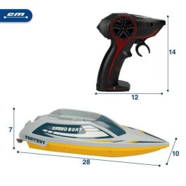 Lancha rapida radio control 28 cm. 2.4 ghz y cargador usb Lancha rapida radio control 28 cm. 2.4 ghz y cargador usb