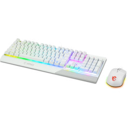 MSI VIGOR GK30 COMBO WHITE ES Teclado Mecánico y Ratón Gaming USB RGB LED Blanco S11-04ES305-CLA