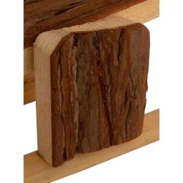 Tyrol TYR3281012070077 Balancín de Madera para Roedores Natural 22 x 8,5 x 7 cm