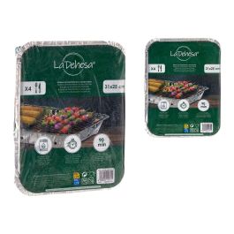 Barbacoa desechable La Dehesa 31 cm - Acero inoxidable, aluminio, carbón (12 Unidades) Barbacoa desechable La Dehesa 31 cm - Acero inoxidable, aluminio, carbón (12 Unidades)
