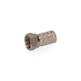 Edm Conector "f" Parabolica Metalico Macho Acero Inoxidable Cromado 6,5 mm Precio: 1.49999949. SKU: S7916818