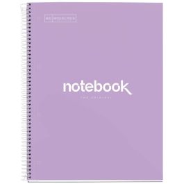 Bloc Miquelrius Emotions Notebook 1 Micro.Tapa Extra A4 80H 90G Cuadric.5X5 Lavanda 5 unidades