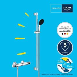 GROHE Conjunto de ducha 34805001 - Mezclador termostático 1 chorro Gris