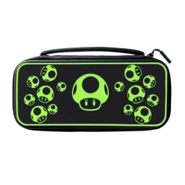 PDP Estuche de transporte PDP 1 UP Glow In The Dark para Nintendo Switch, color negro PDP0708056070076 Precio: 36.49999969. SKU: B1DQ57MEMF