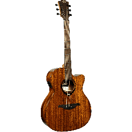 LAG Tramontane 98 Guitarra Acústica Auditorium Cutaway Electroacústica Caoba Maciza Natural