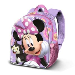 Disney Minnie Mouse Mochila 3D Elite Cat Preescolar Lila con Relieve Frontal, Compartimento Único y Bolsillo Lateral de Malla Precio: 13.89000019. SKU: B15L96XVTQ