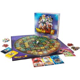 TOPI GAMES Juego de Mesa Dragon Ball Super Español 1-8 Jugadores 2 Modos de Juego Historia Combate Universo Goku Vegeta Torneo Poder Arena Dioses