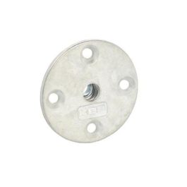SISO Placa de Montaje Ø60 Kea para Patas de Mesa con Rosca Métrica M-8