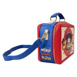 Loungefly Bolso Mickey and Friends Classic Disney Mini Mochila Piel Vegana con Tirantes Ajustables y Cremallera