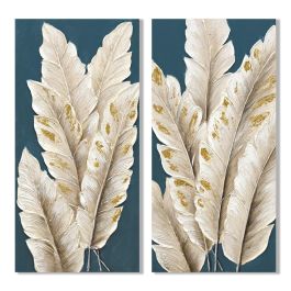 Cuadro Tradicional DKD Home Decor Blanco Turquesa 2.5 x 60 x 30 cm (6 Unidades) Precio: 63.58999999. SKU: B1BZSM7XGA