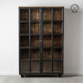 Vitrina Negro-Natural Madera de Mango 115 X 40 X 194 cm Precio: 1390.0117. SKU: B14MPWZVDQ