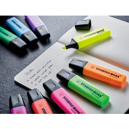 Stabilo Marcador Fluorescente Estuche 4 Colores Pastel
