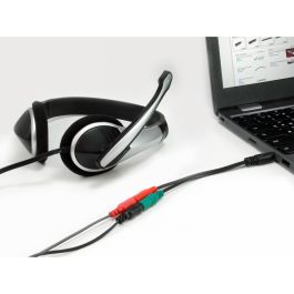 Equip Audiokabel 3.5mm 1x/2x St/Bu 0.15m Y-Kabel