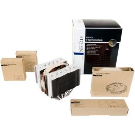 Noctua NH-D15 Cooler CPU, Doble Torre, 6 Heatpipes, 2 Ventiladores NF-A15 PWM 140mm, Compatible con Intel LGA1851/LGA1700/LGA1200/LGA1151, AMD AM5/AM4