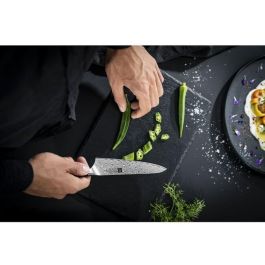 Zwilling 30571-141-0 Cuchillo de Chef Tanrei 14 cm de Acero Inoxidable con Mango Marrón
