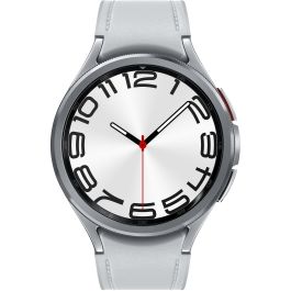 Samsung Watch R965 Galaxy Watch 6 Classic 47mm LTE Silver - Smartwatch de Acero Inoxidable con Pantalla Táctil de Zafiro