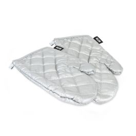 Set de 2 manoplas de cocina Silver - Quttin (24 Unidades) Set de 2 manoplas de cocina Silver - Quttin (24 Unidades)