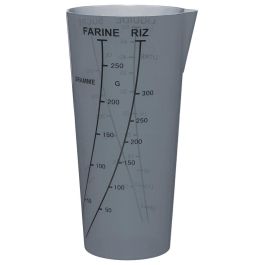 Lily Cook Vaso Medidor Translúcido con Pico Vertedor para Medir Ingredientes, Colores Surtidos, 8.5x8x16.2 cm