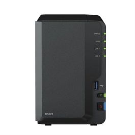 NAS Synology Diskstation DS223/ 2 Bahías 3.5"- 2.5"/ 2GB DDR4/ Formato Torre