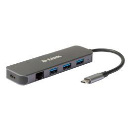 D-Link Hub USB-C 5 en 1 DUB-2334 con Gigabit Ethernet, 3 USB 3.0, USB-C 60W Carga, Diseño Aluminio, Plug & Play Precio: 74.50000008. SKU: S55168701