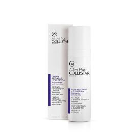 Collistar Attivi Puri Crema Retinol + Floretina 50 ml Tratamiento Facial Antiarrugas Antiedad Antimanchas