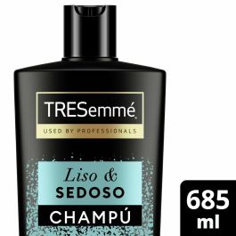 Tresemmé Liso&Sedoso Champú con Proteínas de Seda y Aceite de Argán 685ml, Cabello Seco y Encrespado, Suave y Manejable