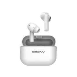 Daewoo Auriculares TWS In-Ear Bluetooth 5.3 Cancelación de Ruido USB Tipo-C Autonomía 6 Horas Blanco Precio: 27.69000058. SKU: B1JCYRT6YN