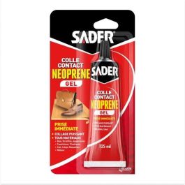 Adhesivo de contacto en gel de neopreno extrafuerte - SADER - Para todo tipo de materiales - Adhesión inmediata - Tubo de 125 ml Precio: 40.4624. SKU: B1KG3YDM23