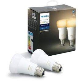 Philips Hue PHI8719514291256 White Ambiance LED conectado E27 1100 Lumen equivalente 75W Bluetooth Compatible Pack 2 unidades Philips Hue PHI8719514291256 White Ambiance LED conectado E27 1100 Lumen equivalente 75W Bluetooth Compatible Pack 2 unidades