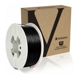 Verbatim Filamento para Impresora 3D ABS, 1.75 mm, 1 kg, Negro - Material de Impresión 3D de Alta Resistencia
