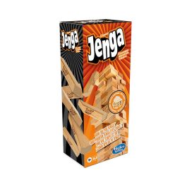 Hasbro Gaming A2120 Jenga, Juego de Habilidad y Destreza Clásico con Torre de Bloques, +6 años