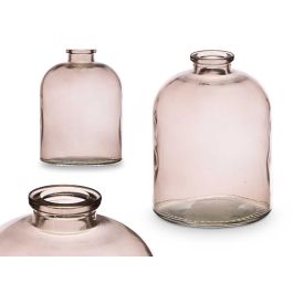 Frasco de Cristal Redondo Gris Giftdecor 9x12x9 cm - Vidrio (12 Unidades) Precio: 24.50000014. SKU: B13P8T7GMG