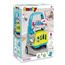 Smoby Carrito Veterinario de Juguete con Ruedas y Accesorios: Jeringa, Termómetro, Estetoscopio, Tijera para Niños Smoby Carrito Veterinario de Juguete con Ruedas y Accesorios: Jeringa, Termómetro, Estetoscopio, Tijera para Niños