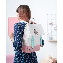 ERIK Mochila Pusheen 38cm - Mochila escolar para niños y adultos 30x38x11cm