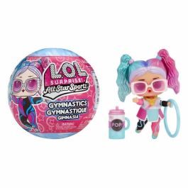 LOL Surprise All Star Sports - Gimnasia - Muñeca 7,5cm - Pelota se transforma en viga - 8 Sorpresas - A partir de 3 años