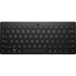 HP 355 Teclado Inalámbrico Compacto Multi-Dispositivo para PC, Portátil, Tablet y Smartphone con Conectividad Múltiple, ideal para Trabajo Híbrido