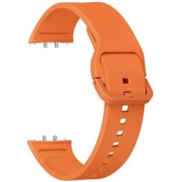 Samsung Correa Deportiva para Galaxy Fit3, Banda Fluoroelastómero Naranja, para Smartwatch, Unisex