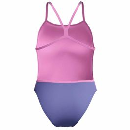 Bañador Mujer Speedo Digital Vback Multicolor Rosa