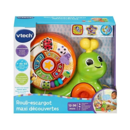 Vtech VTE3417765722059 ROULI-ESCARGOT MAXI DESCUBRIMIENTOS Juguete Infantil