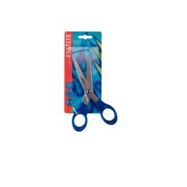 Tijeras Esselte Gama Premiun 200 mm Acero Inoxidable Mango Ergonomico Color Azul 2 unidades