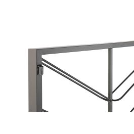 DKD Home Decor Botellero de Vino Loft de Metal Negro para 16 Botellas, Diseño de Pared, 160x70x6 cm
