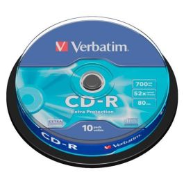 Verbatim Cd-R, 700Mb, 52X, 10 Pack Spindle, Superficie Extra Protection Precio: 5.50000055. SKU: S0200104