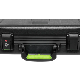 SBG Estuche de Transporte de Polietileno para 6 Micrófonos Inalámbricos con Espacio para Pilas, Cierre TSA