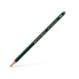 Faber castell Lápices de grafito 9000 4B para escribir y dibujar, Ecolápiz CO2 neutral, mina protegida