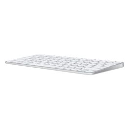 Apple Magic Keyboard Inalámbrico con Touch ID, Teclado Español QWERTY, Plata/Blanco, USB-C