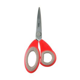 Milán Tijeras de Oficina Rojas 19 cm Cuchilla Acero Inoxidable Mango Ergonómico Precio: 2.95000057. SKU: S7906381