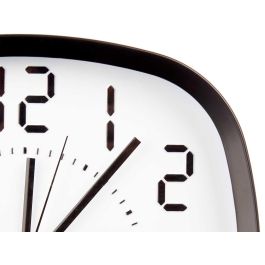 Reloj Redondo 31Cm Plata Negro Surt Giftdecor (6 Unidades) Reloj Redondo 31Cm Plata Negro Surt Giftdecor (6 Unidades)