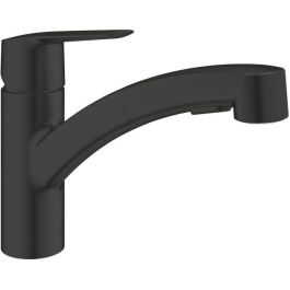 Grifo de cocina - Mezclador monomando de fregadero - Negro mate - Aireador extraíble - Desviador de 2 chorros - GROHE Start - 303072431 Precio: 194.50000042. SKU: B1GTMEQEHY