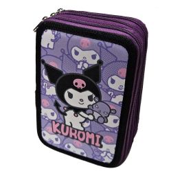 Sanrio Plumier triple Kuromi y Hello Kitty 13,5x20x6,5cm Precio: 14.49999991. SKU: B125467K2X