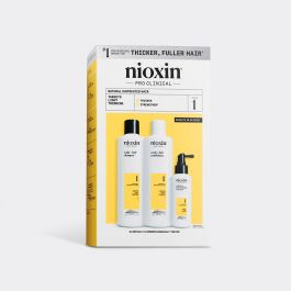 Nioxin SISTEMA 1 – Kit Tratamiento para Cabello Natural con Debilitamiento Leve 3 uds